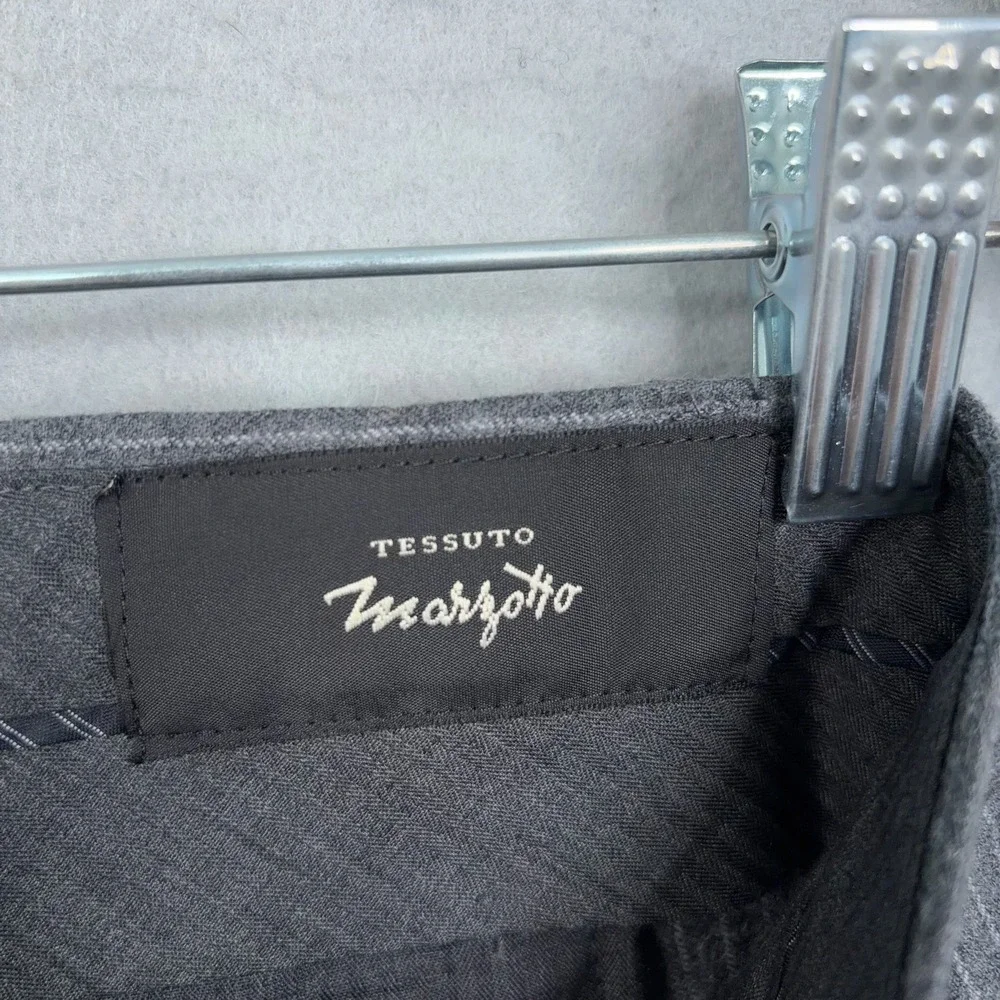Banana Republic Dress Pants Mens 36x32 Pinstripe Slim Fit Wool Marzotto Business
